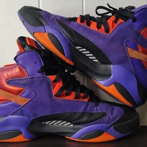 Reebok Purple and Orange Athletic Shoes